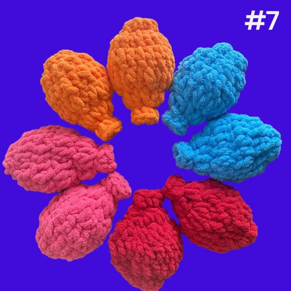 Crochet Water Balloons Reusable Handmade Pool Toy Game Latex Free (Set of 8) - Picture 7 of 13